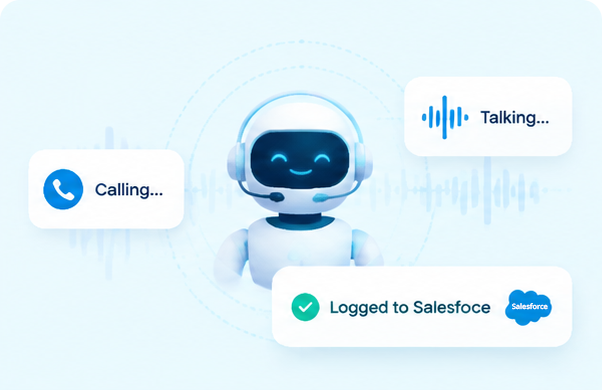 AI Voice Agent handling an inbound call end to end