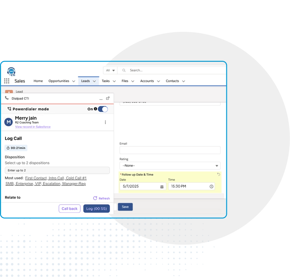 salesforce cti for nonprofits
