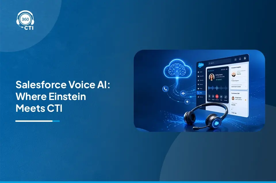 Salesforce Voice AI: How Einstein and CTI Combine for Smarter Calls